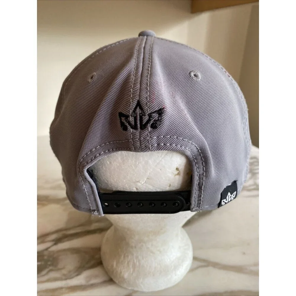 Essencial Myrtle Beach Snapback Hat Grey Black Star Pattern Flat Bill Cap Mens
